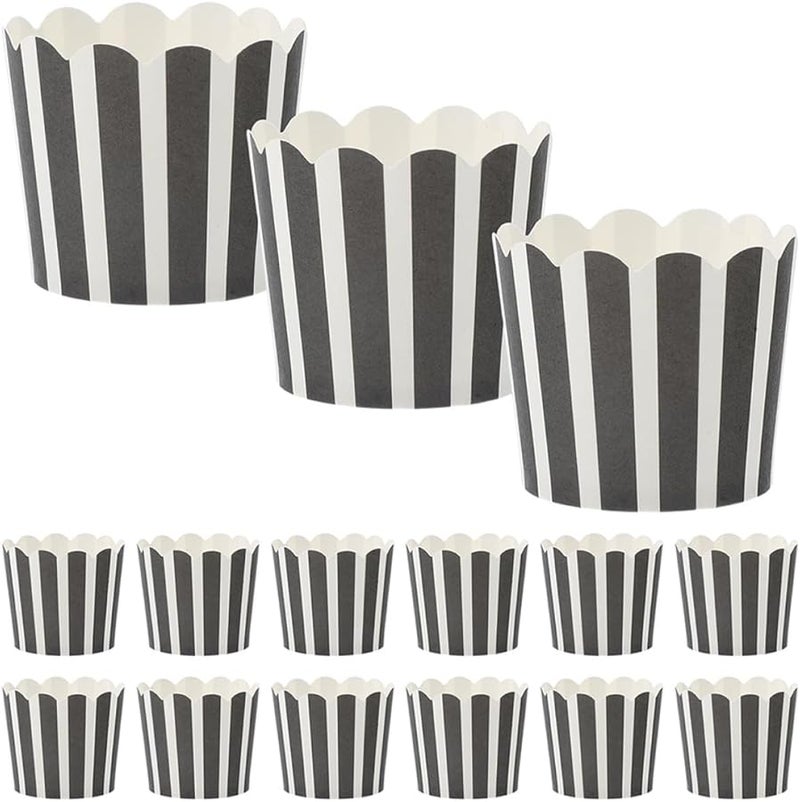 Mini Heat Resistant Paper Cupcake Liners Muffin Baking Cups 50pcs Disposable - Image 1